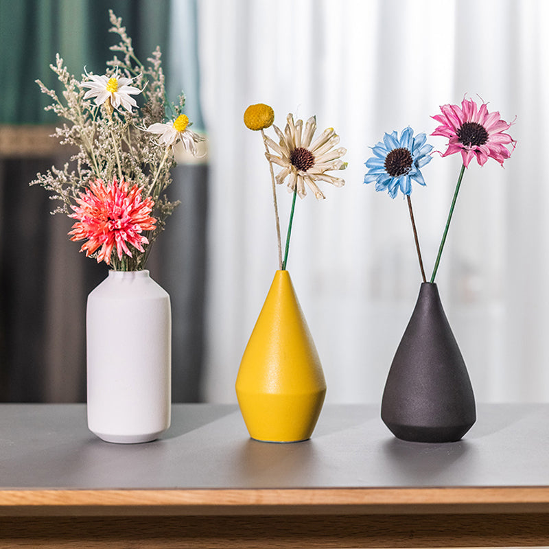Flower vase creative decoration home accessories ornaments Nordic simple ceramic small living room