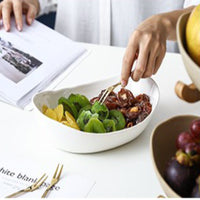 Three-layer Plate Fruit Rack Creative Ceramic Home Basket For Snacks Nordic