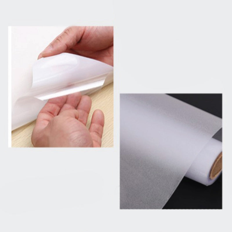 Static Frosted Matte Privacy Glass Home Door Window Film Sticky Adhesive Sticker