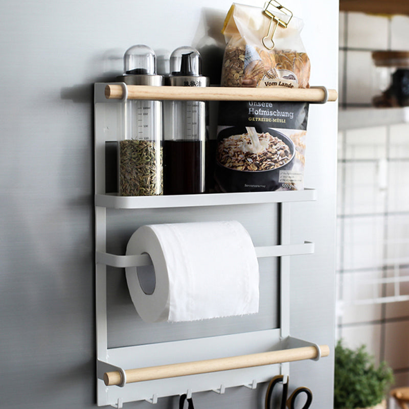 Magnetic Iron Suction Refrigerator Shelf Multifunctional Non-slip Rack