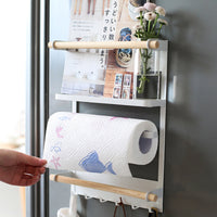 Magnetic Iron Suction Refrigerator Shelf Multifunctional Non-slip Rack