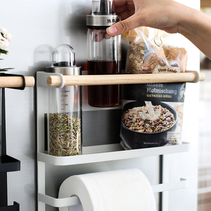 Magnetic Iron Suction Refrigerator Shelf Multifunctional Non-slip Rack