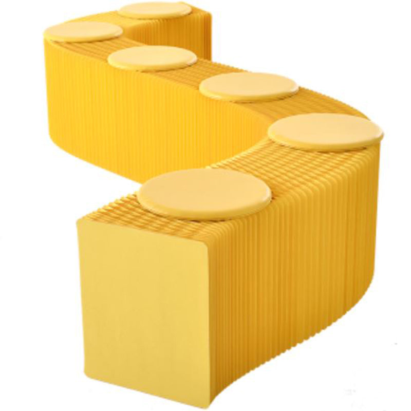 Foldable Paper Stool Telescopic Sofa Folding Long Paper Board Furniture Leather