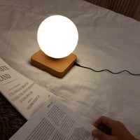 Magnetic Floating 3D Moon light Bedside lighting Bedroom Table Lamp