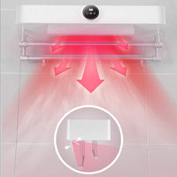 Electric Heating Towel Rail Bar Drying Punch-free Sterilization UV Disinfection