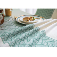 Tablecloth Nordic Light Luxury Net Rectangular with Tassel Waterproof Oil-proof