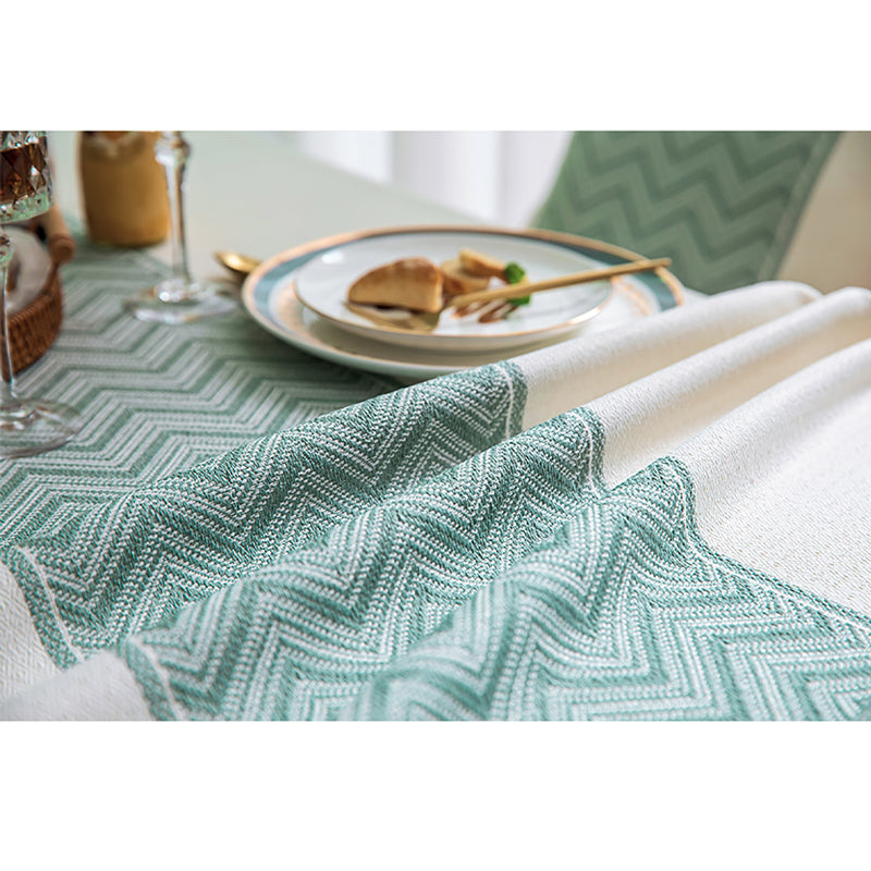 Tablecloth Nordic Light Luxury Net Rectangular with Tassel Waterproof Oil-proof