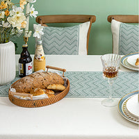 Tablecloth Nordic Light Luxury Net Rectangular with Tassel Waterproof Oil-proof