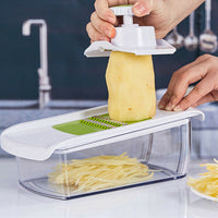Kitchen Multi-Function Shredder Slicer Chopper Vegetables Fruits Blade 7 in 1
