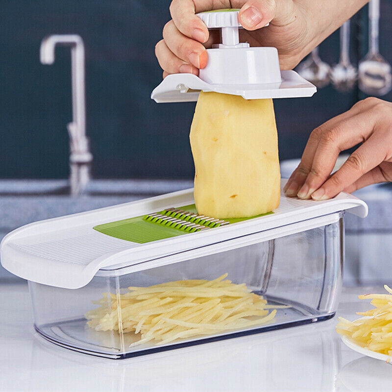 Kitchen Multi-Function Shredder Slicer Chopper Vegetables Fruits Blade 7 in 1