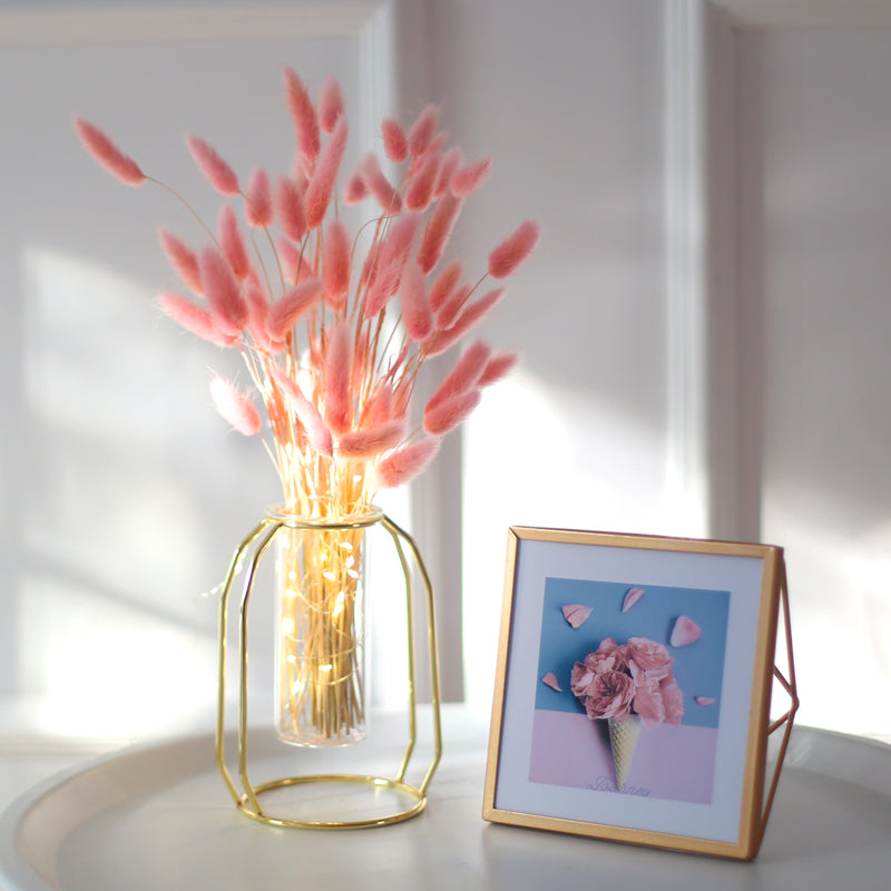 Dried Flower DIY Kit with Glass Photo Frame Set