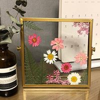 Dried Flower DIY Kit with Glass Photo Frame Set