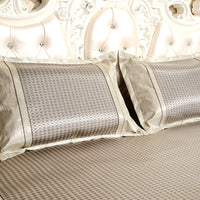 Double Foldable French Ice Rattan Silk Mat Non-slip Dormitory Summer