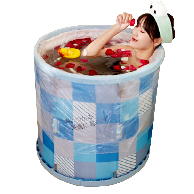 Installation-free Adult Foldable Household Full Body Bath Tub Barrel