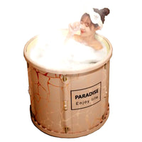 Installation-free Adult Foldable Household Full Body Bath Tub Barrel