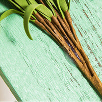 Creative Fresh Retro Flower Wooden Ornaments Bedroom Decorations Interior Wall