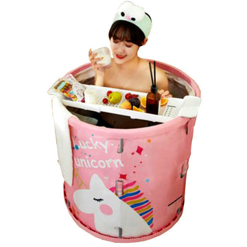 Installation-free Adult Foldable Household Full Body Bath Tub Barrel