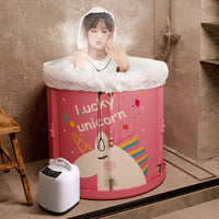 Installation-free Adult Foldable Household Full Body Bath Tub Barrel