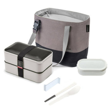Double-layer Bento Japanese Lunch Box Insulation Set BPA-free Imported Material