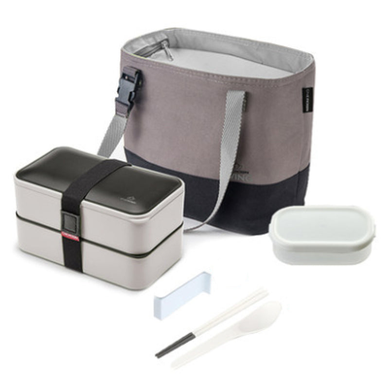 Double-layer Bento Japanese Lunch Box Insulation Set BPA-free Imported Material