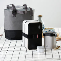 Double-layer Bento Japanese Lunch Box Insulation Set BPA-free Imported Material