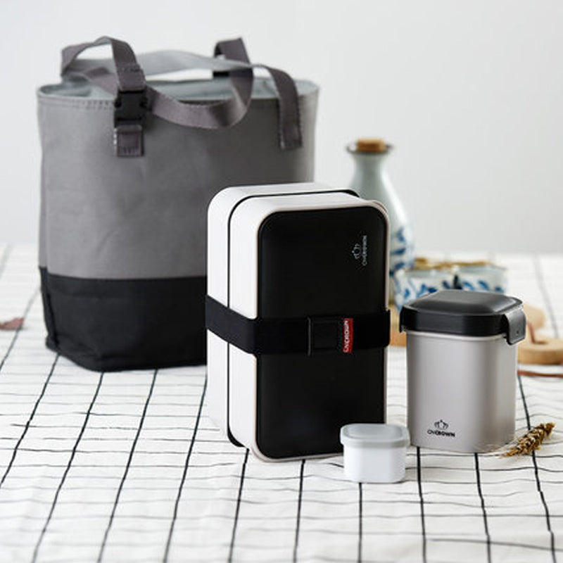 Double-layer Bento Japanese Lunch Box Insulation Set BPA-free Imported Material