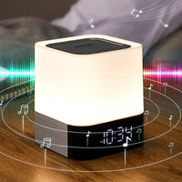 Bluetooth Speaker Night Light Alarm Clock Boys Girls Gift Lettering Template
