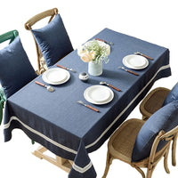 Tablecloth Nordic Light Luxury Net Rectangular with Tassel Waterproof Oil-proof