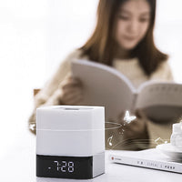 Bluetooth Speaker Night Light Alarm Clock Boys Girls Gift Lettering Template