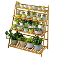 Wooden Foldable Rack Flower Indoor Multi-layer Balcony Green Plant Succulent