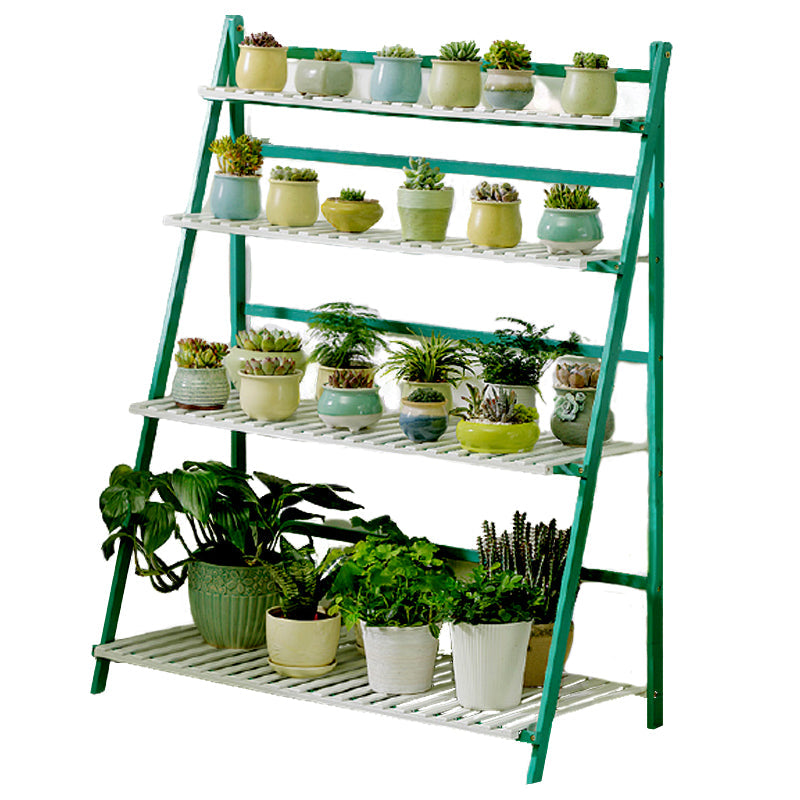 Wooden Foldable Rack Flower Indoor Multi-layer Balcony Green Plant Succulent