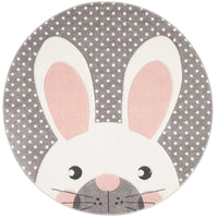 Round Carpet Thickened Floor Cartoon Cute Children's Bedside Living Room Mat