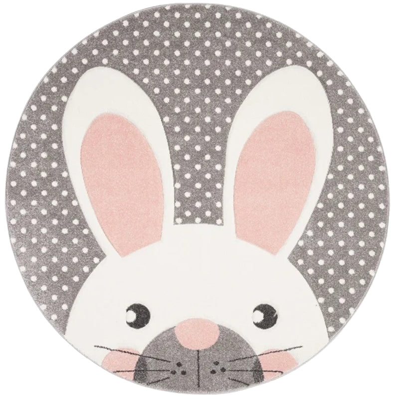 Round Carpet Thickened Floor Cartoon Cute Children's Bedside Living Room Mat