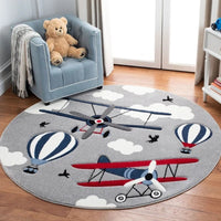 Round Carpet Thickened Floor Cartoon Cute Children's Bedside Living Room Mat