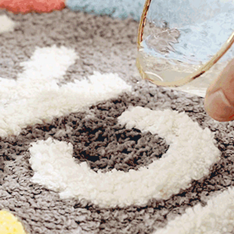 Household Bathroom Toilet Floor Mat Absorbent Non-slip Entrance Carpet