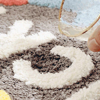 Household Bathroom Toilet Floor Mat Absorbent Non-slip Entrance Carpet