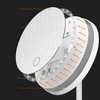 Portable Makeup Mirror Desktop LED Lamp Folding  Dimming Light AMOI