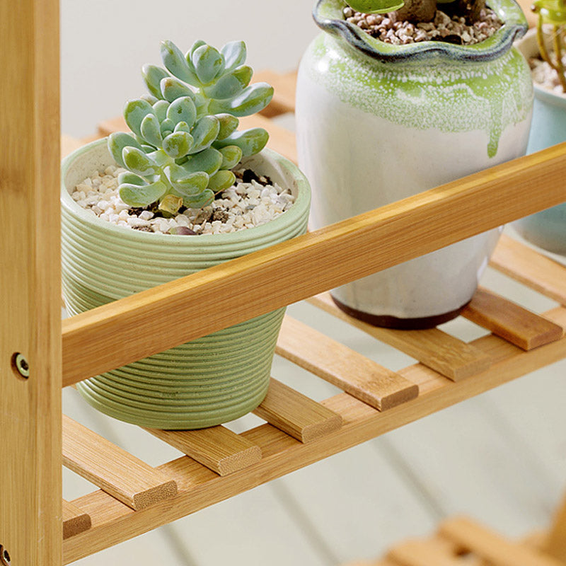 Wooden Foldable Rack Flower Indoor Multi-layer Balcony Green Plant Succulent
