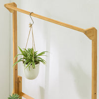 Wooden Foldable Rack Flower Indoor Multi-layer Balcony Green Plant Succulent