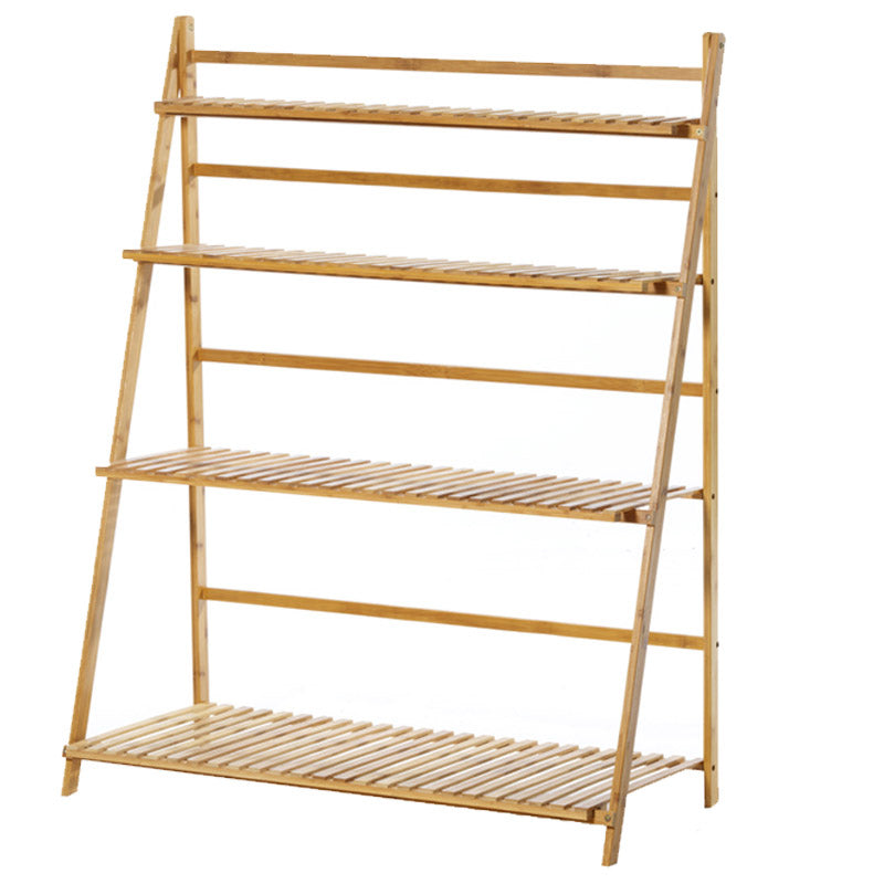 Wooden Foldable Rack Flower Indoor Multi-layer Balcony Green Plant Succulent
