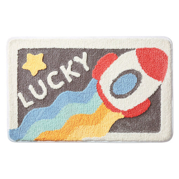 Household Bathroom Toilet Floor Mat Absorbent Non-slip Entrance Carpet