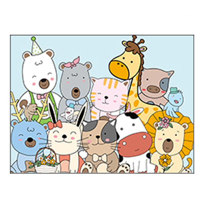 Entrance Door Floor Coil Mat Animal Cartoon Tailorable Carpet Rug