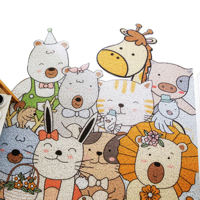 Entrance Door Floor Coil Mat Animal Cartoon Tailorable Carpet Rug