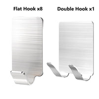 Kitchen Bathroom Door Strong Paste Adhesive Hook Stainless Steel Wall Bearing