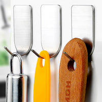 Kitchen Bathroom Door Strong Paste Adhesive Hook Stainless Steel Wall Bearing