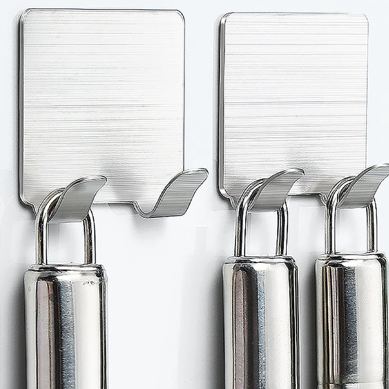 Kitchen Bathroom Door Strong Paste Adhesive Hook Stainless Steel Wall Bearing
