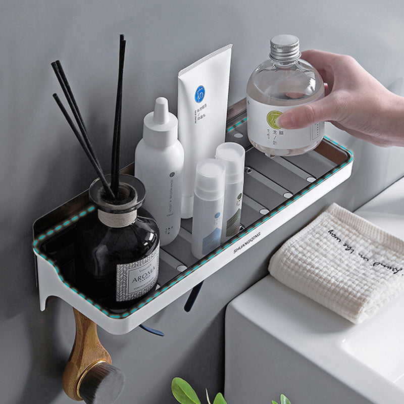 Bathroom Toilet Shelf Rack Wall Hanging Hook Storage