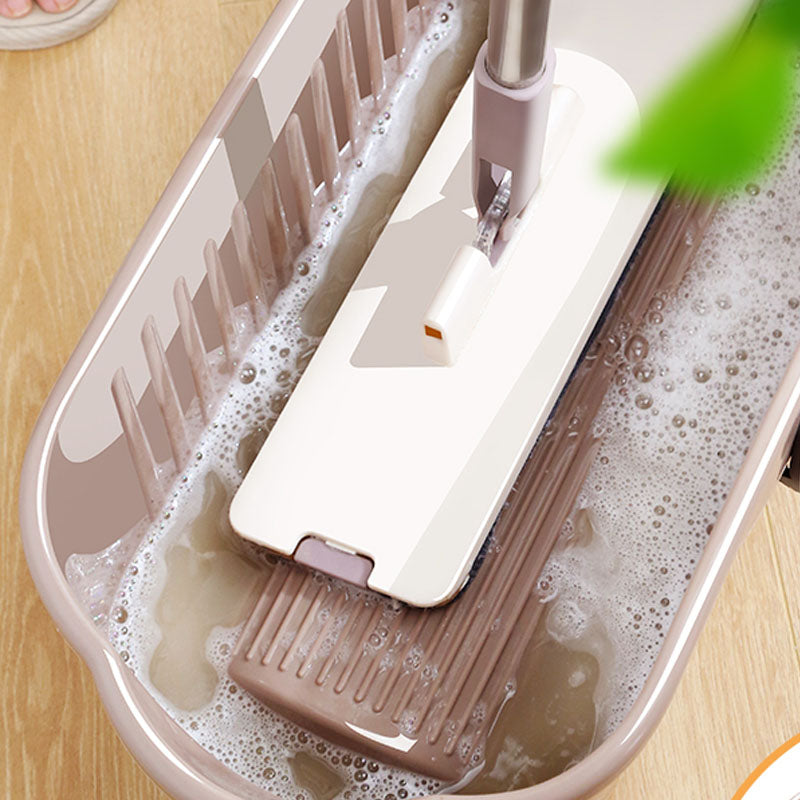 Cleaning Mop Squeeze Bucket Rectangular Thickened Flat Plastic Barrel