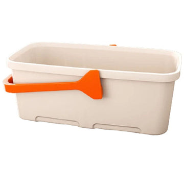 Cleaning Mop Squeeze Bucket Rectangular Thickened Flat Plastic Barrel