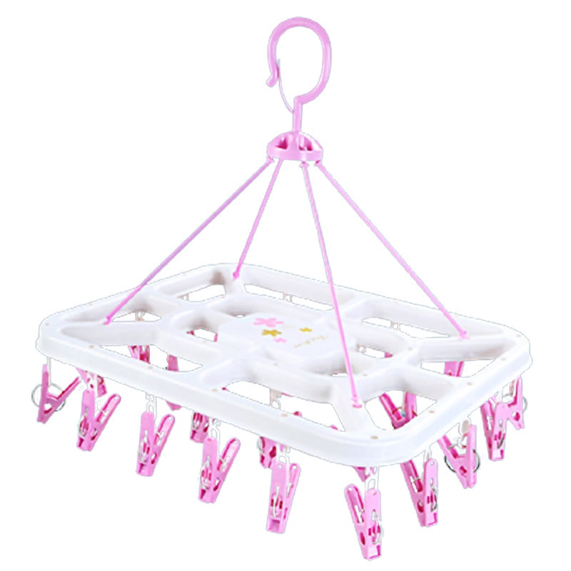 Drying Socks Rack Multi-clip Multi-function Storage Hanging Underwear Clothes